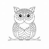 Eule Ausmalbild Malvorlage Ast Malvorlagen Owls Ausdrucken Coloriages Grundschule Hundezeichnung Jen Quilling sketch template