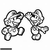 Mario Coloring Pages Bad Guy Popular sketch template