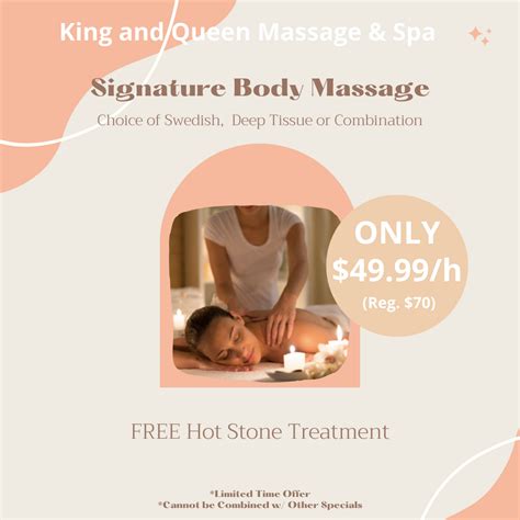 king  queen massage spa massage therapist  abington