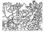 Coloring Pages Zoo Kids Printable Animals Animal Farm Matter Preschool Drawing Circus Zookeeper Worksheets States Color South Park Colouring Printables sketch template