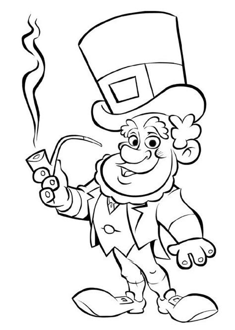 leprechaun coloring pages printable  coloring pages