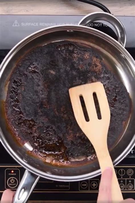 simple product    clean  burnt pan