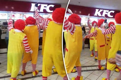 mcdonald s v kfc pranksters shout you re s in viral video daily