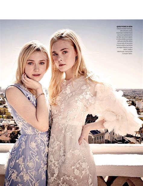 Elle And Dakota Fanning In Gioia Magazine Italy May 2018 Hawtcelebs