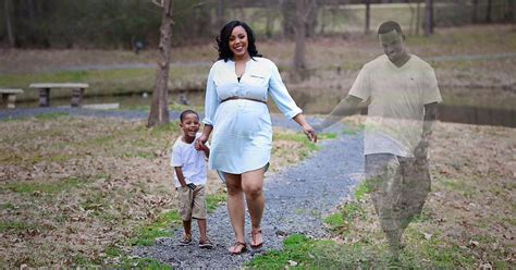 pregnant mother pays tribute to late husband in touching