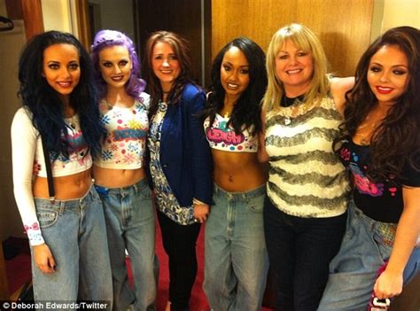 Little Mix S Perrie Edwards Gets Kisses From Her Mother And One