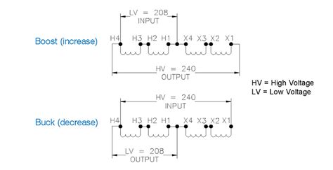 buck boost transformer wiring diagram  phase wiring diagram  schematic