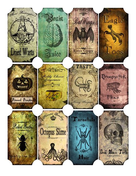 harry potter potion labels printable  printable word searches