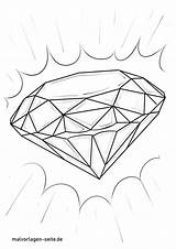 Diamant Malvorlage Edelsteine Geld Diamanten Ausmalbilder Wirtschaft sketch template