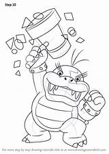 Koopalings Koopa Morton sketch template