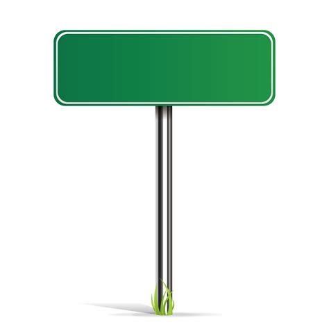 blank street sign png png image collection