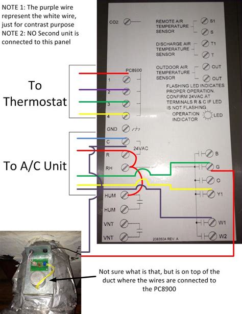 install thermostat wiring honeywell programmable thermostat rth