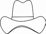 Cowboy Hat Clipart Template Clip Printable Simple Western Hats Drawing Cowgirl Theme Sheriff Craft Coloring Templates Kids Rodeo Pattern Crafts sketch template