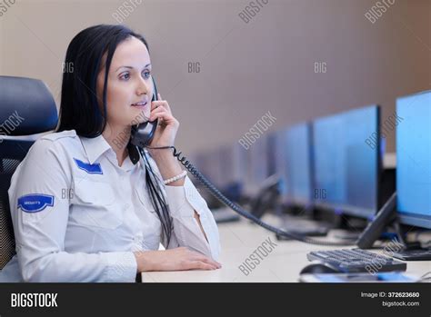Female Security Guard Image And Photo Free Trial Bigstock