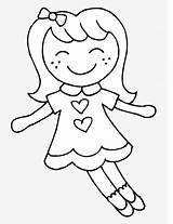 Boneca Sorrisos Bonecas Clipart sketch template