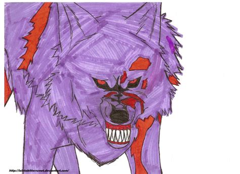 purple wolf  loletabittersweet  deviantart