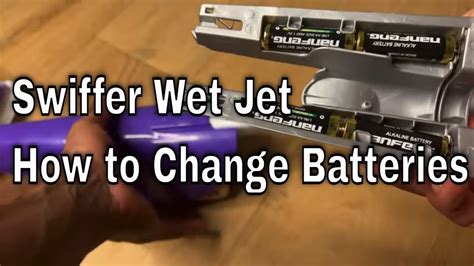 change battery swiffer wet jet asmr youtube