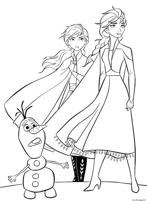 elsa  anna coloring pages learny kids
