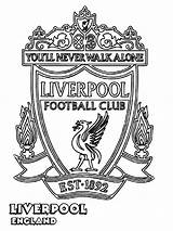 Coloring Football Soccer Pages Logos Colouring Liverpool Logo Printable Club Chelsea Kids Sheets English Teams Futbol Fc Fifa Sports Team sketch template