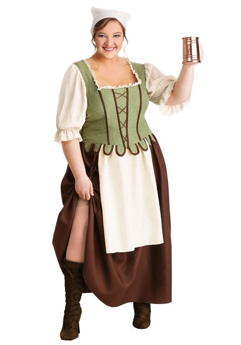 Plus Size Medieval Pub Wench Costume Women S