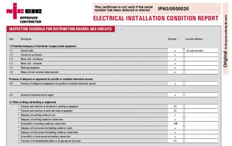 inspection testing trj electric