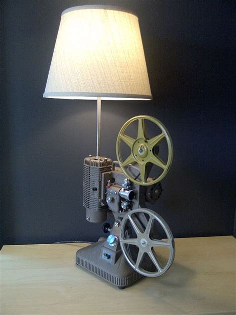 Home Theater Decor Movie Projector Table Lamp Etsy Home Theater