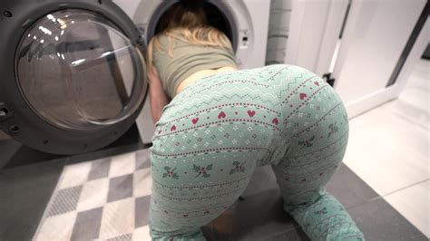 Step Bro Fucked Step Sister While She Is Inside Of Washing Machine