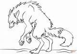 Lupo Mannaro Werewolf Lupi Mannari Werwolf Lobisomem Stampare Spaventosi Ausmalbilder Colorir Spaventoso sketch template