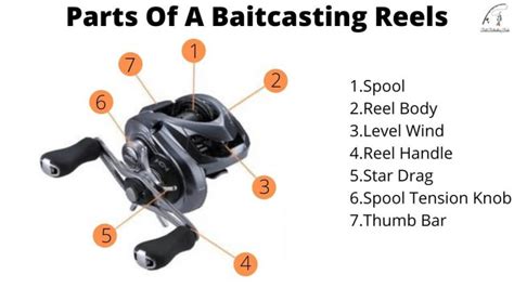 baitcast reel parts diagram