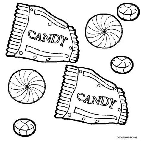 candy coloring pages  printables