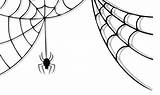 Clipart Halloween Spider Web Cobwebs Cliparts Webs Library sketch template