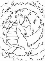Dragonite Kleurplaat Fargelegging Pikachu Paradijs sketch template