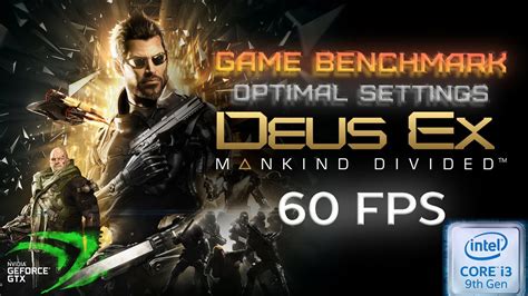 Geforce Gtx 1650 Intel Core I3 9100f Deus Ex Mankind Divided Game
