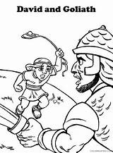 Goliath David Coloring4free 2021 Coloring Pages Printable Fighting 2003 Related sketch template