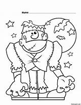 Coloring Frankenstein Halloween Pages Monster Printabel Kids Bride Print Scary Adults Printable Cute Color Coloriage Body Google Getcolorings Dessin Template sketch template
