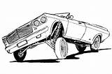 Lowrider Carro Pintar Imagui Modificados Hydraulics Rebaixados sketch template