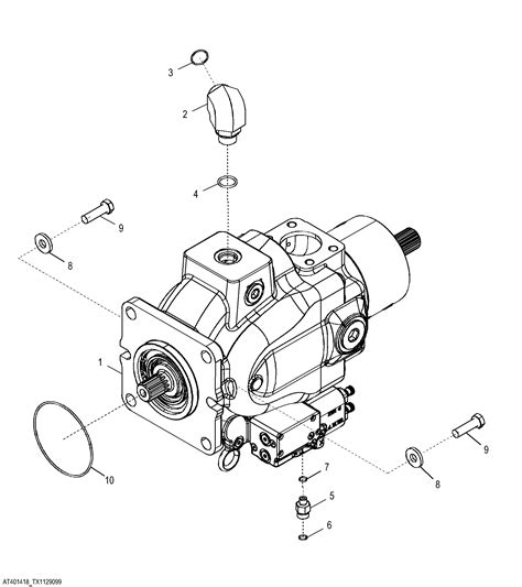 dozer crawler hydraulic pump direct drive epc john deere