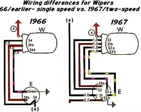 vw beetle wiper motor wiring diagram