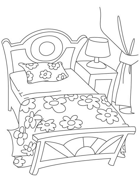 furniture coloring pages coloring home
