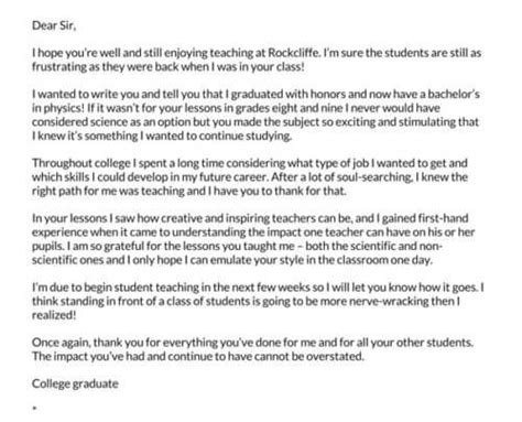 teacher appreciation letter   write  templates