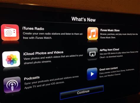 apple tv 6 0 is out itunes radio airplay from icloud