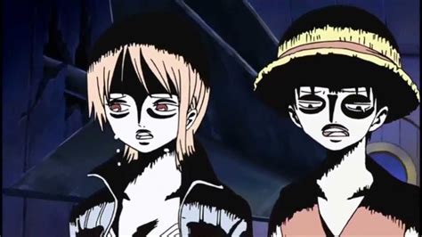 luffy and nami negative [one piece funny] youtube