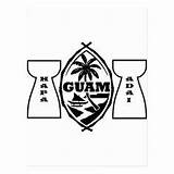 Guam Latte Stones sketch template