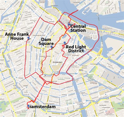 amsterdam map  district