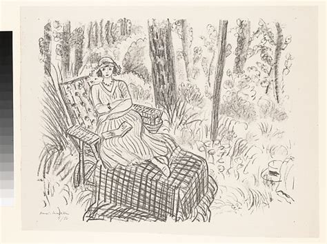 Henri Matisse Jeune Fille A La Chaise Longue Dans Un Sous Bois The