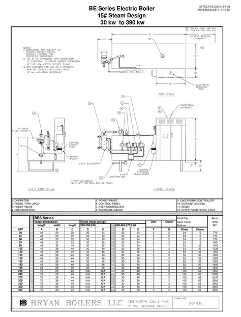 bryan boilers  series specification sheet   manualslib