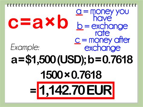easy ways  calculate exchange rate wikihow