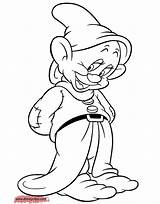 Coloring Snow Pages Disney Dopey Dwarfs Seven Clip Disneyclips Grumpy Drawings Sheets Characters Gif Easy Dopey2 Choose Board Shy sketch template