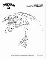 Dragon Train Dots Connect Dot Pages Coloring Toothless Activities Httyd2 Party Hiccup Dragons Color Birthday Printable Coloriage Kids Colouring Number sketch template