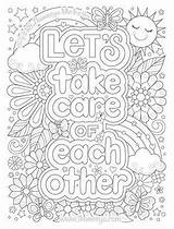 Coloring Care Each Pages Other Take Thaneeya Colouring Mcardle Let Choose Board sketch template